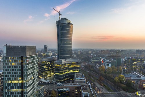 warsaw spire oddany do uzytku 